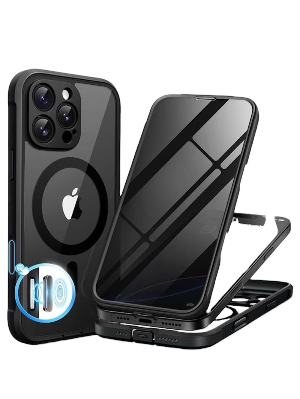 Apple iPhone 16 Pro Magnetic Protective Case - Black